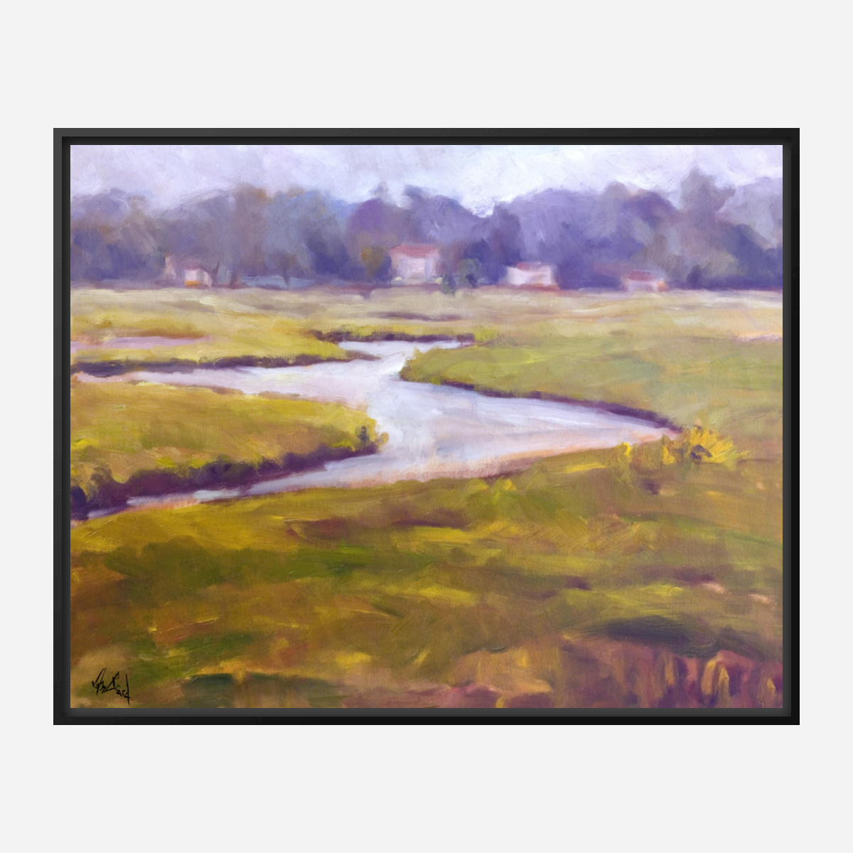 Pawley's Island Artist Enhanced Canvas Print