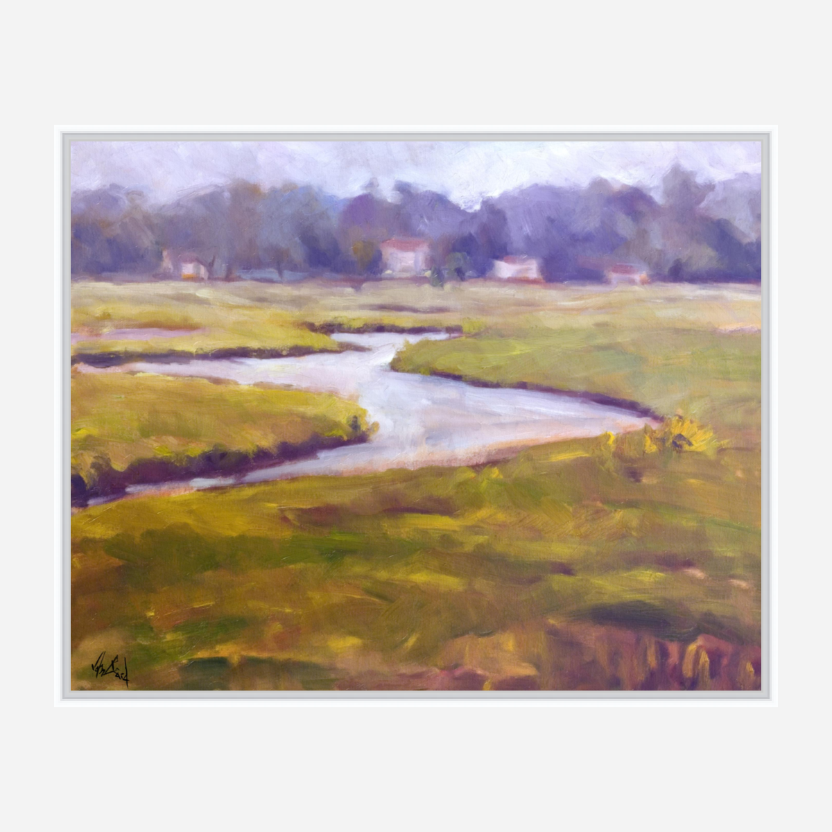 Pawley's Island Artist Enhanced Canvas Print