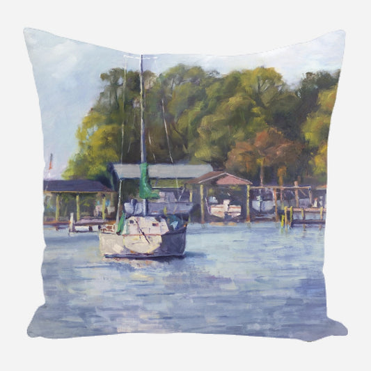 Peace on the Water Pillow