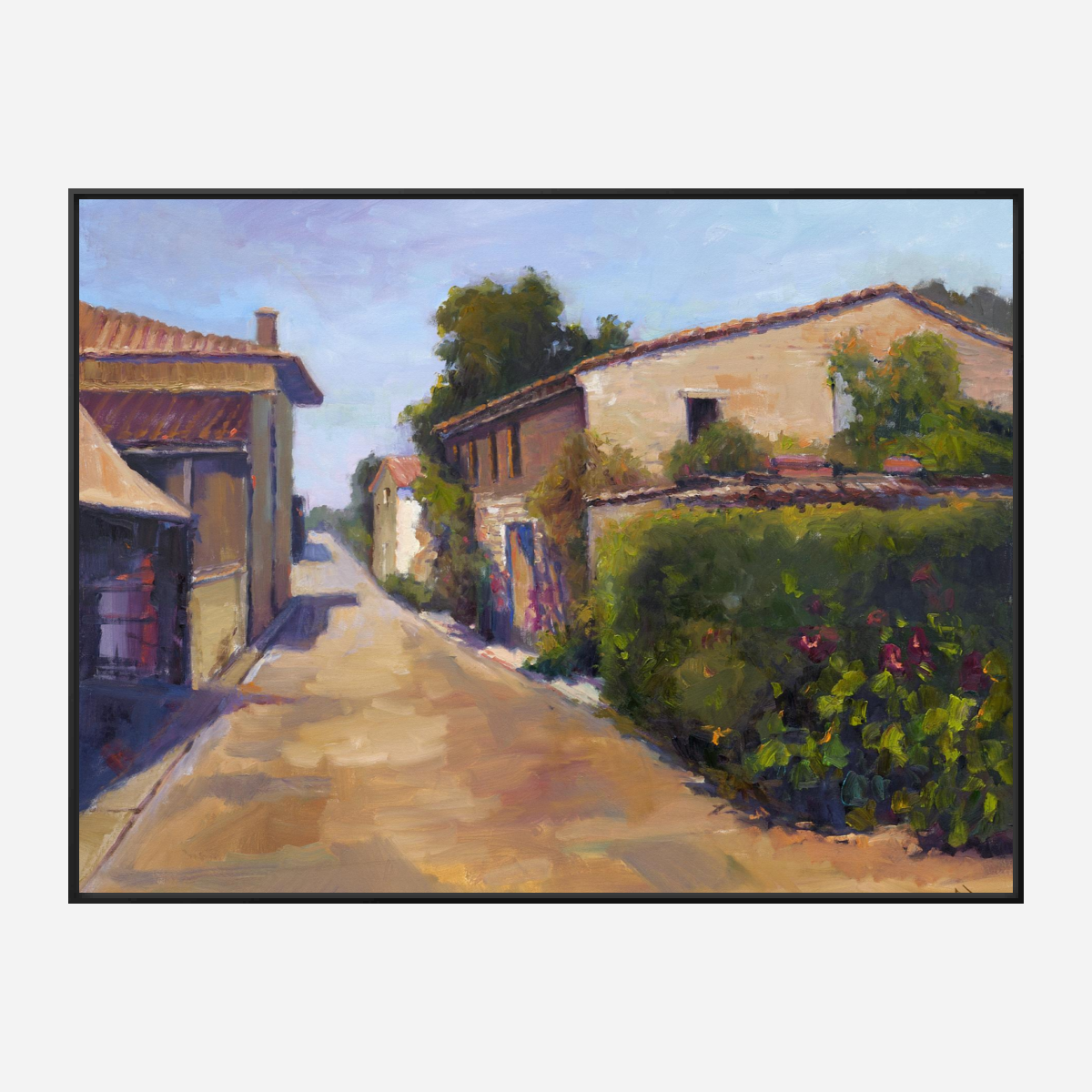 Portuguese Village Artist Enhanced Canvas Print