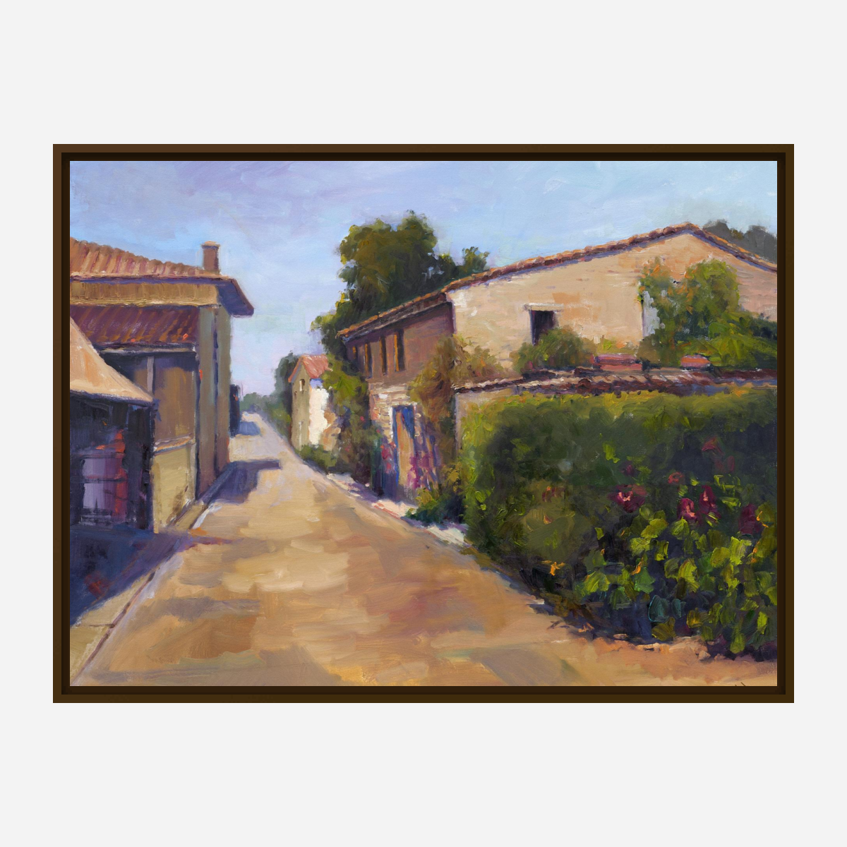 Portuguese Village Artist Enhanced Canvas Print