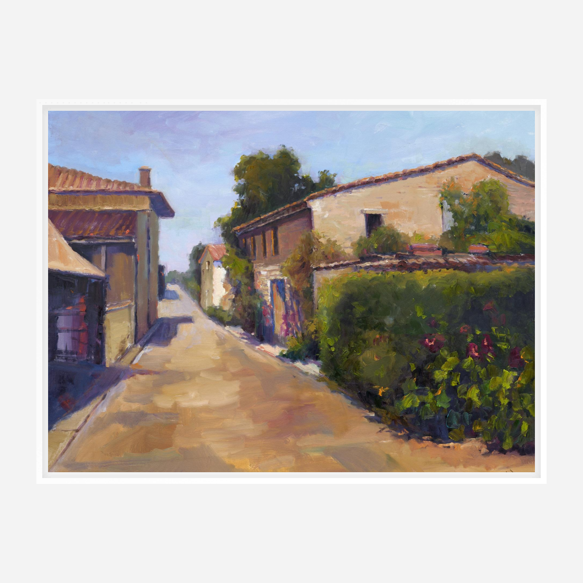 Portuguese Village Artist Enhanced Canvas Print