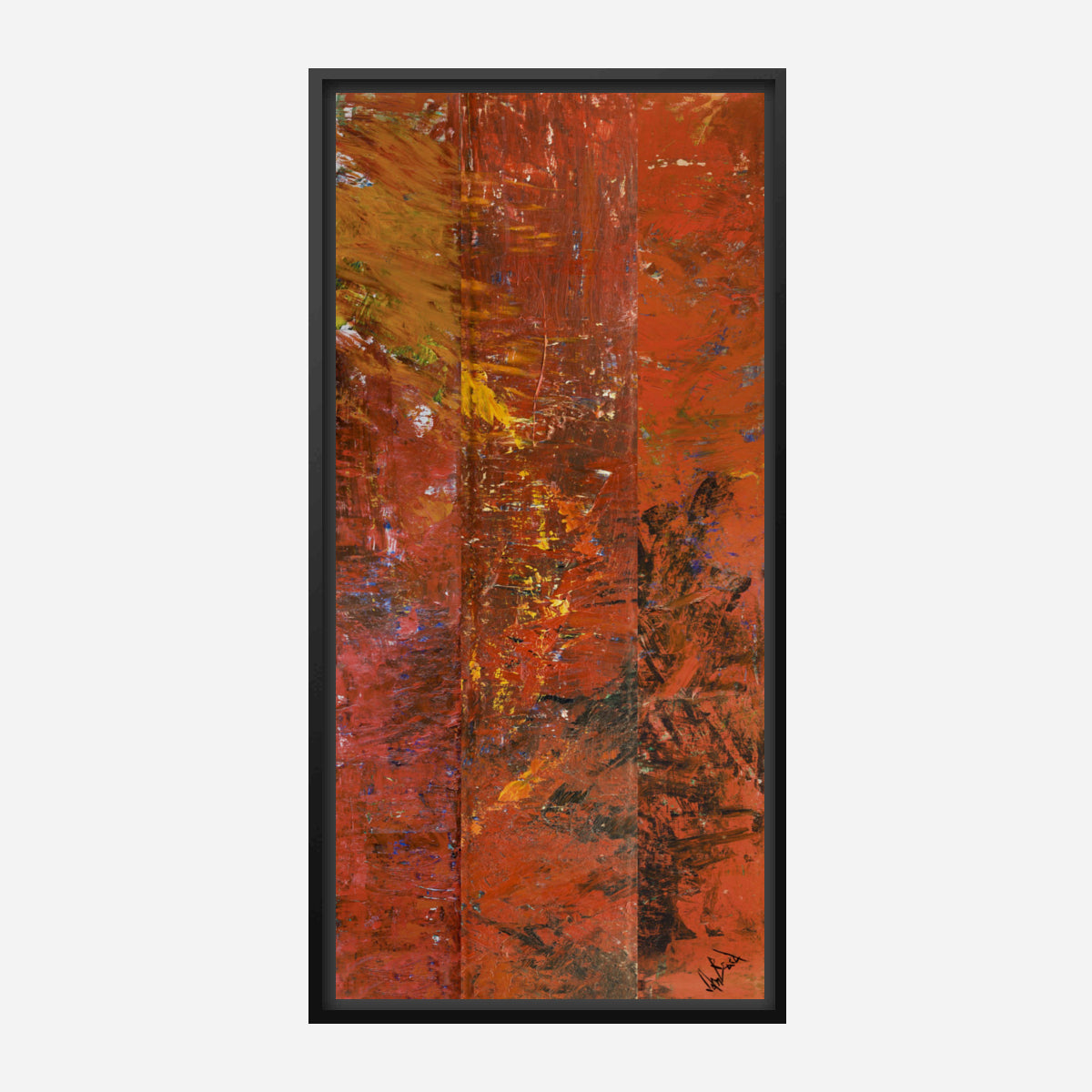 Red October Artist Enhanced Canvas Print