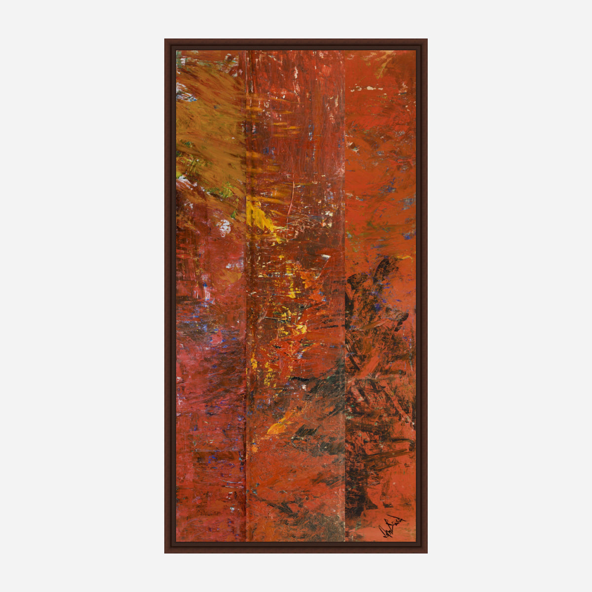 Red October Artist Enhanced Canvas Print