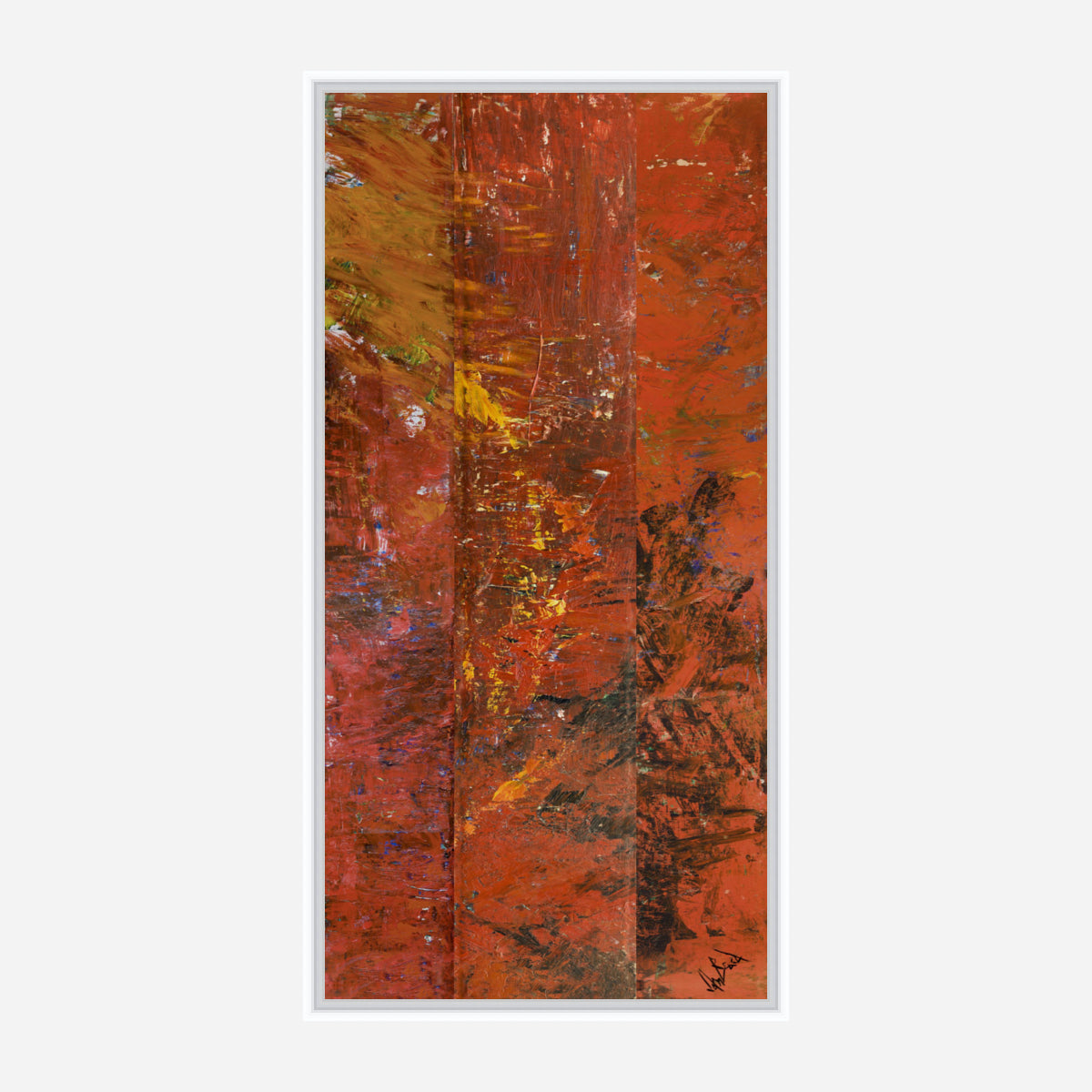 Red October Artist Enhanced Canvas Print