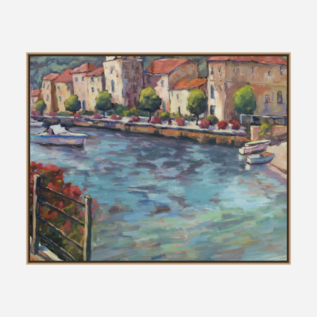 Riverside Artist Enhanced Canvas Print