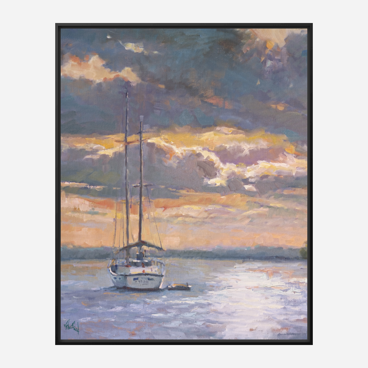 Safe Harbor Artist Enhanced Canvas Print