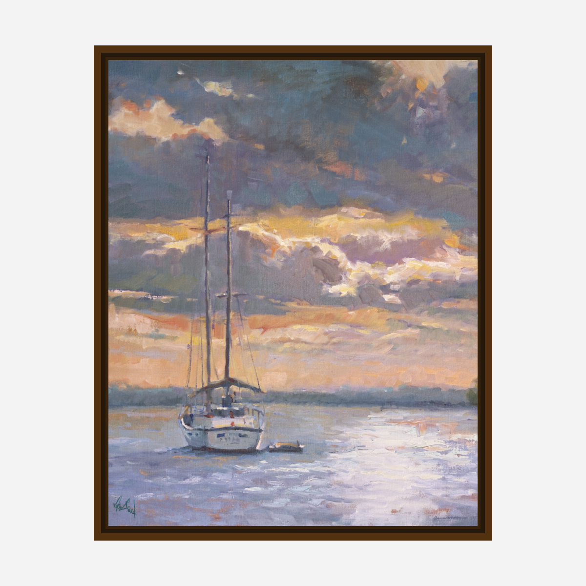 Safe Harbor Artist Enhanced Canvas Print