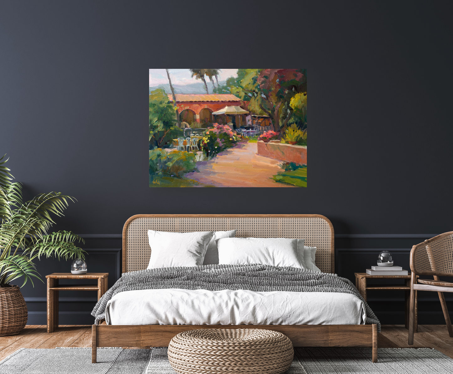 San Juan Capistrano Artist Enhanced Canvas Print