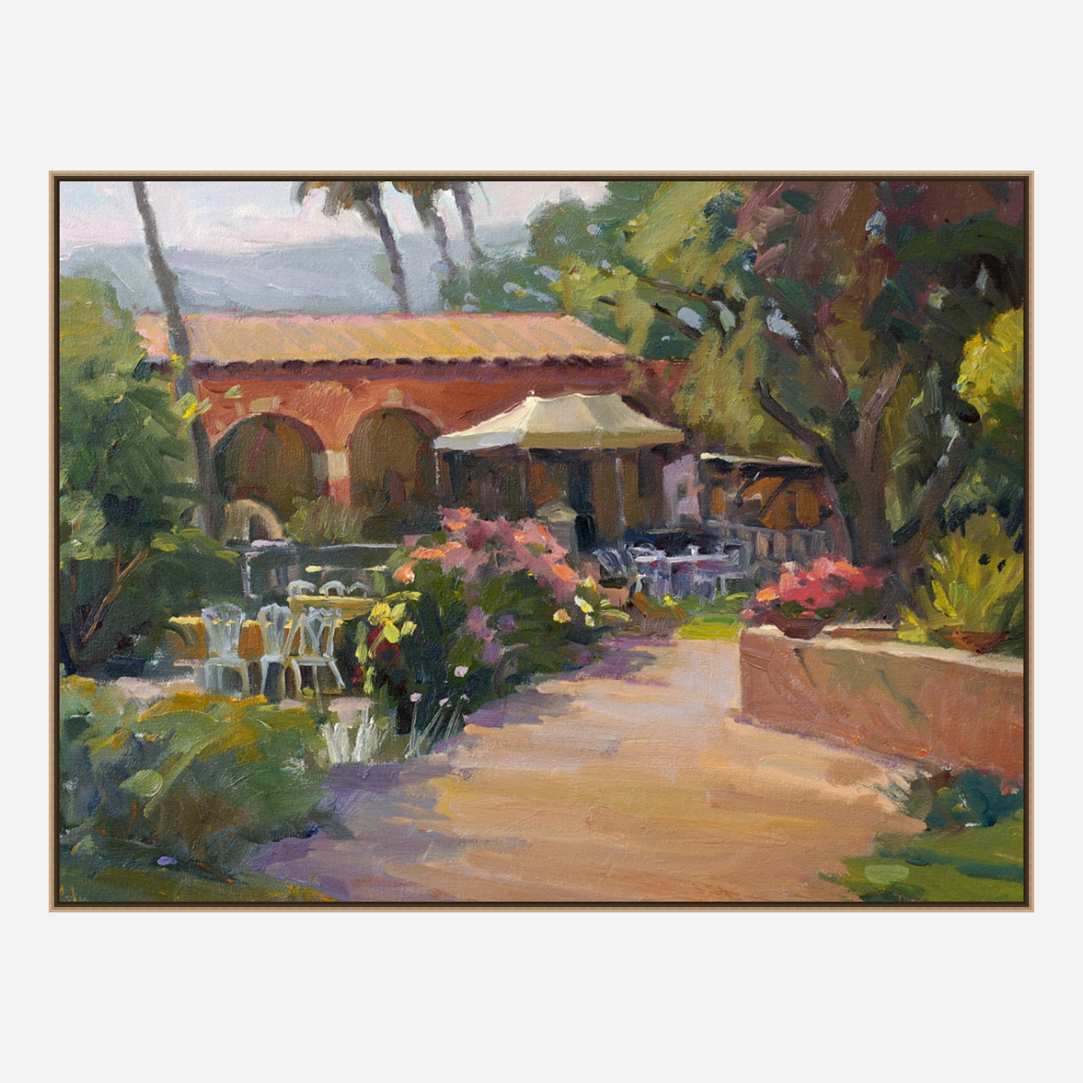 San Juan Capistrano Artist Enhanced Canvas Print