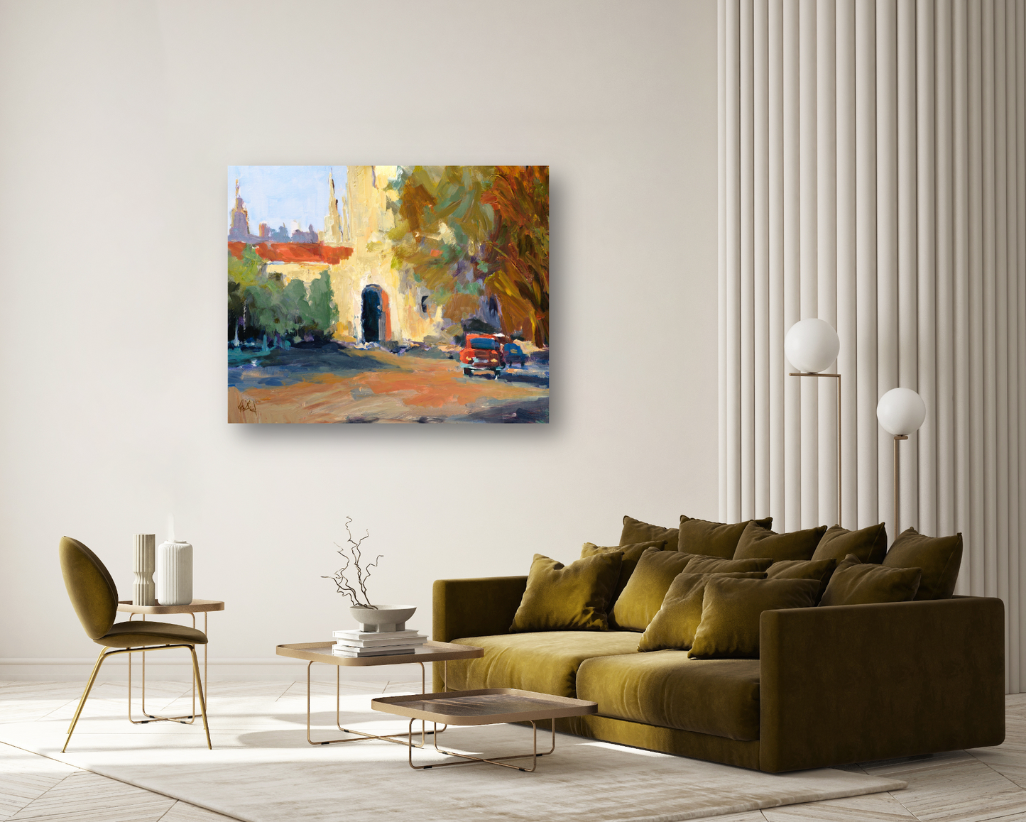 Spanish Chapel Artist Enhanced Canvas Print