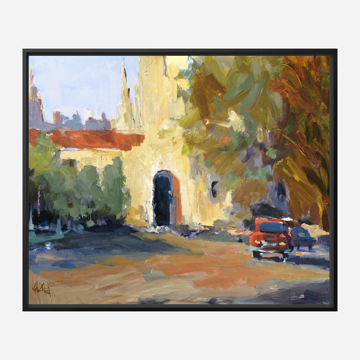 Spanish Chapel Artist Enhanced Canvas Print