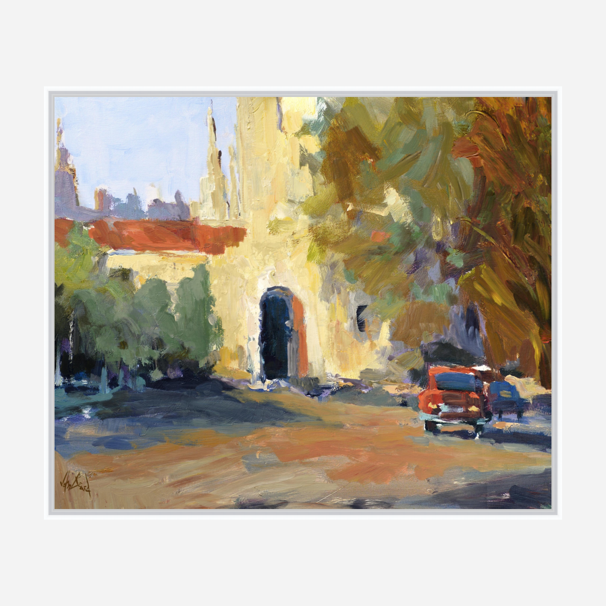 Spanish Chapel Artist Enhanced Canvas Print