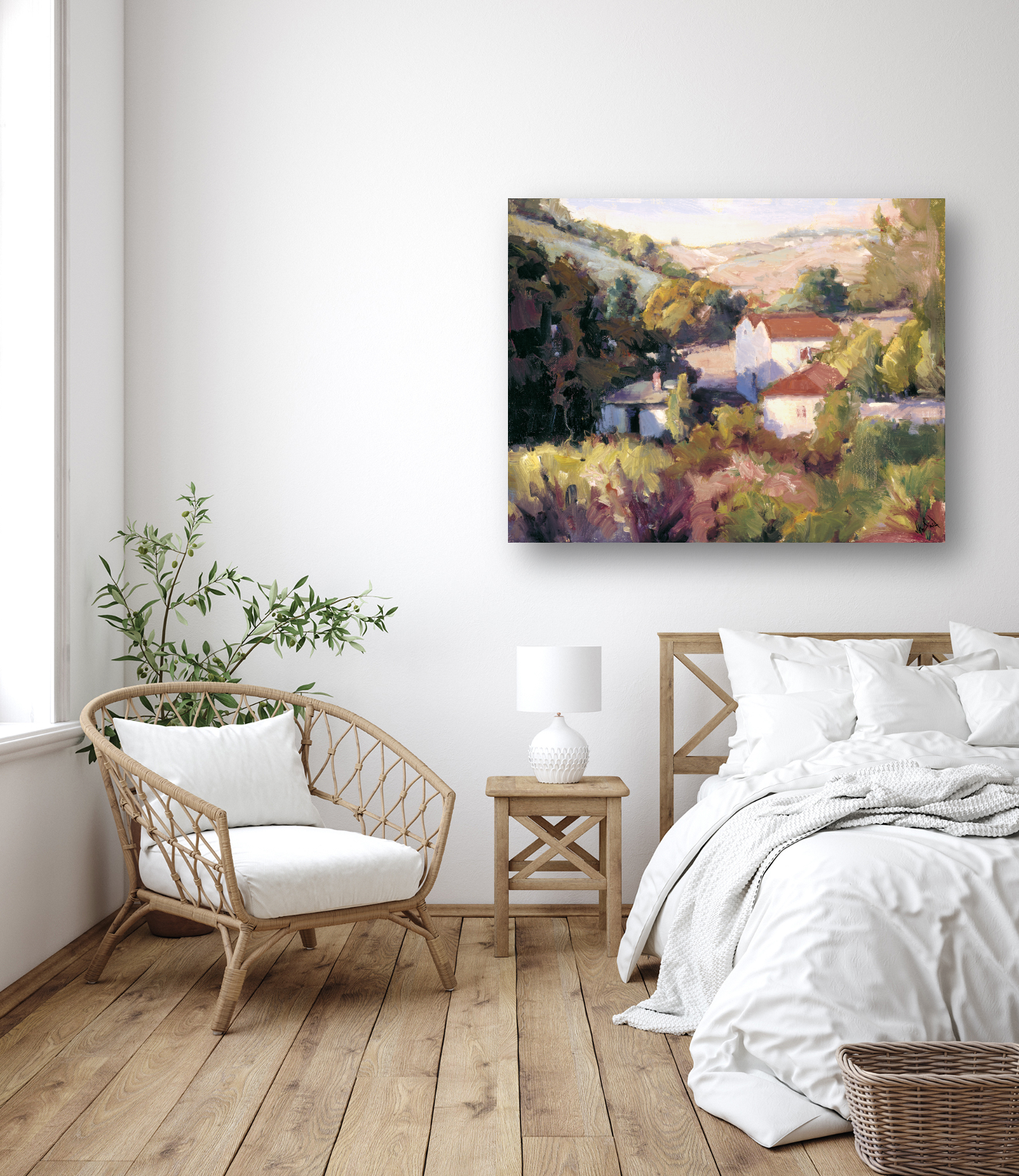 Spanish Hills Artist Enhanced Canvas Print