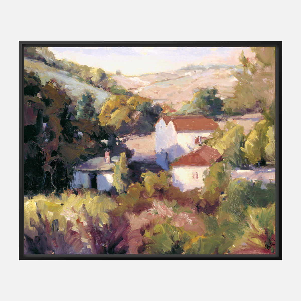 Spanish Hills Artist Enhanced Canvas Print