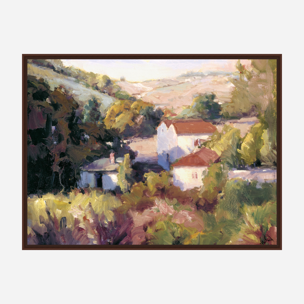 Spanish Hills Artist Enhanced Canvas Print