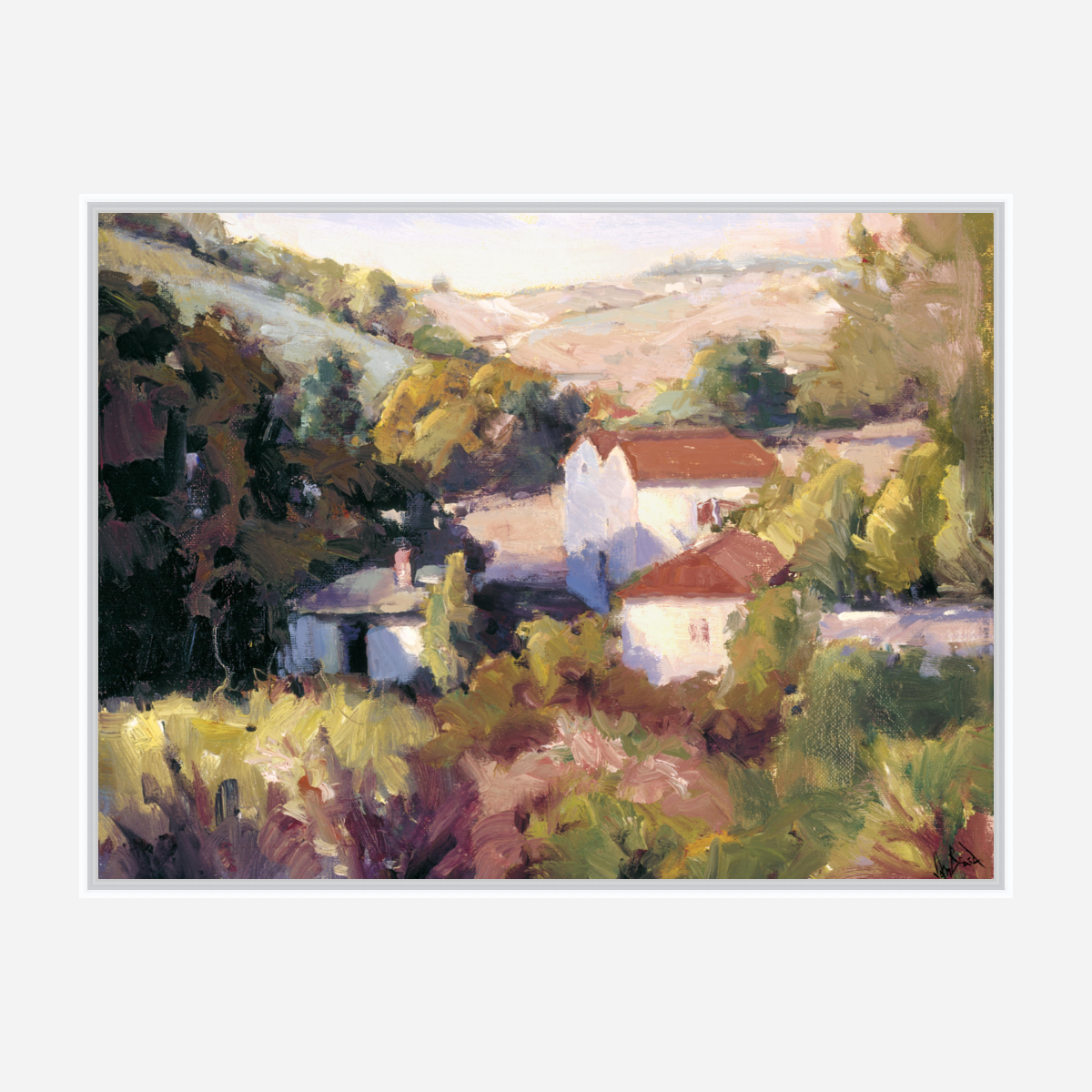 Spanish Hills Artist Enhanced Canvas Print