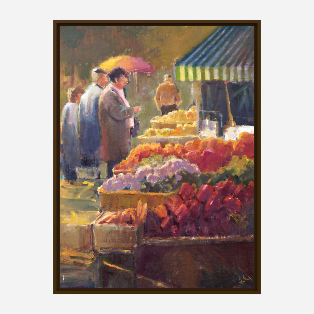 Spanish Market Artist Enhanced Canvas Print