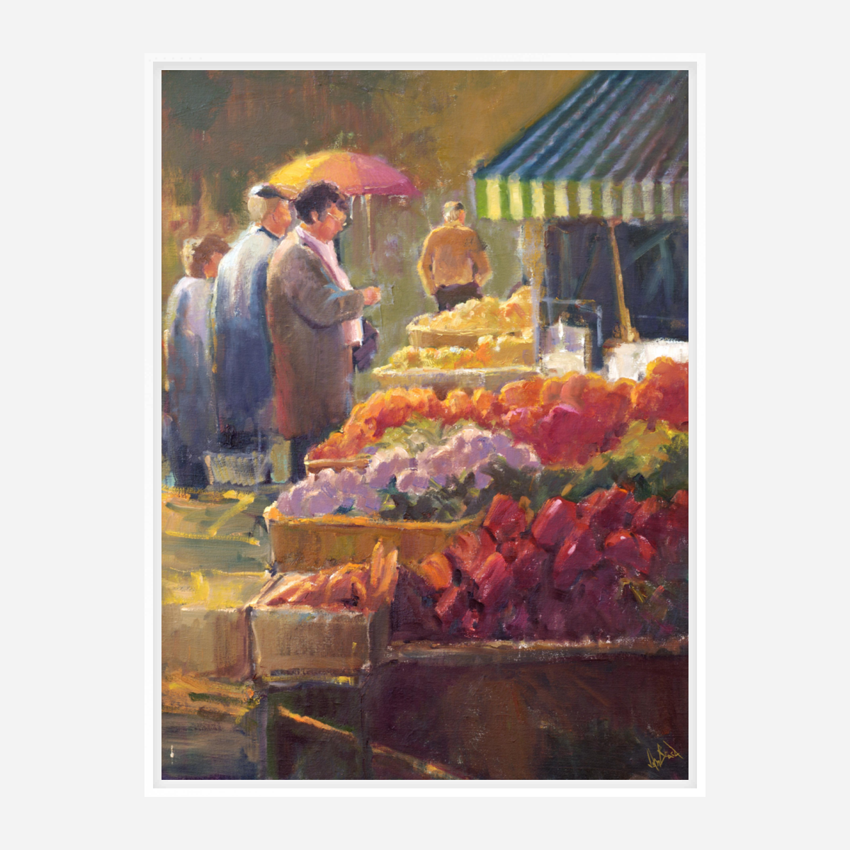 Spanish Market Artist Enhanced Canvas Print