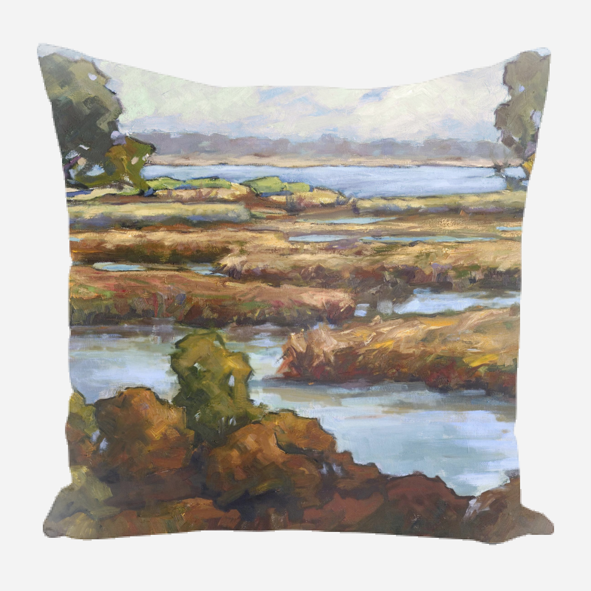 Spoonbill Marsh Pillow