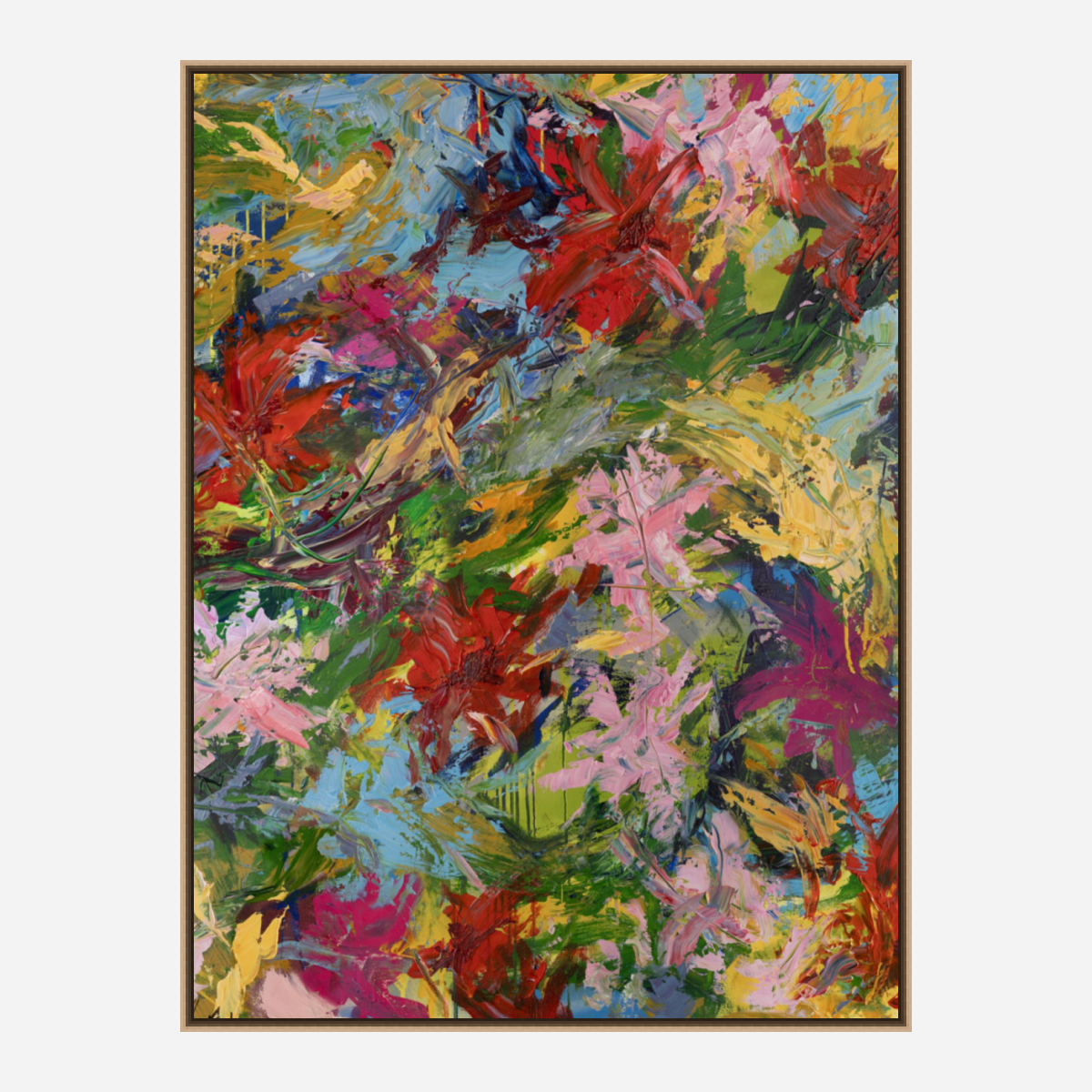 Spring Blooms Artist Enhanced Canvas Print