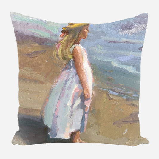 Straw Hat Pillow