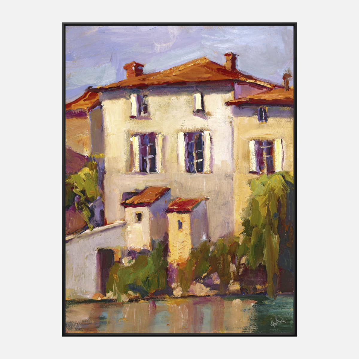 St. Savignon Artist Enhanced Canvas Print