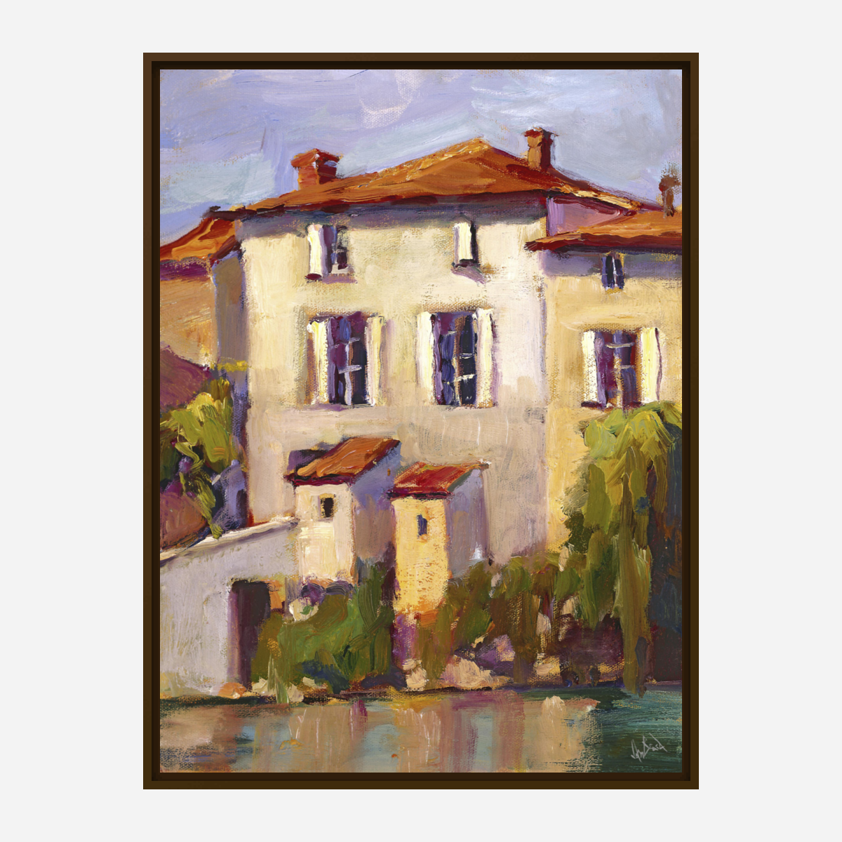 St. Savignon Artist Enhanced Canvas Print