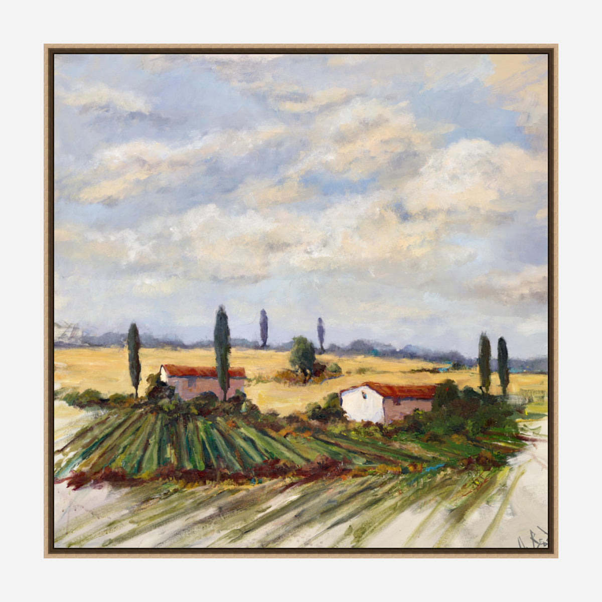 Summer's Harvest Artist Canvas Enhanced Print