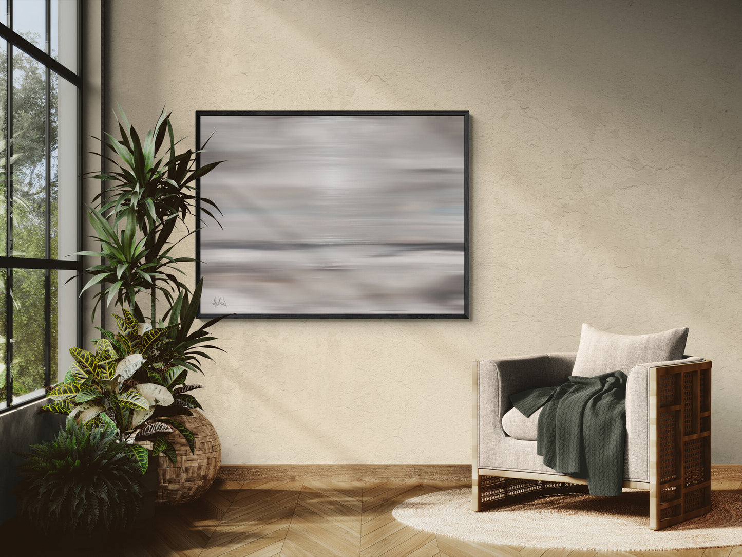 Sea Mist Artist Enhanced Canvas Print