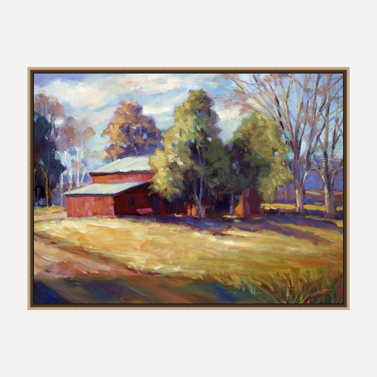 Syler's Barn Artist Enhanced Canvas Print