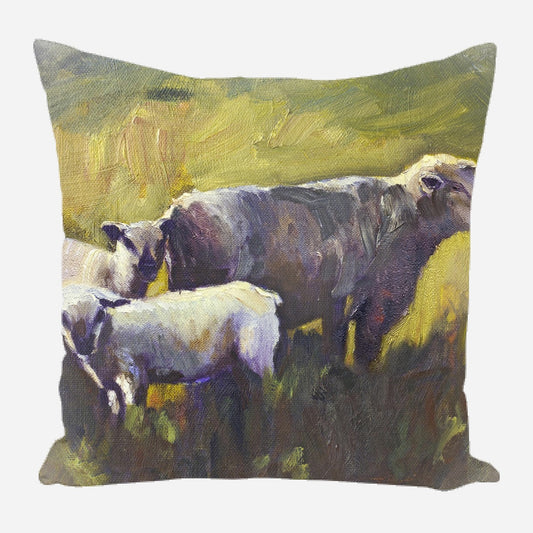 Three Sheep Pillow