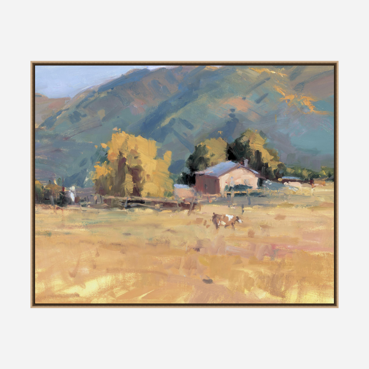 Tranquil Valley Artist Enhanced Canvas Print