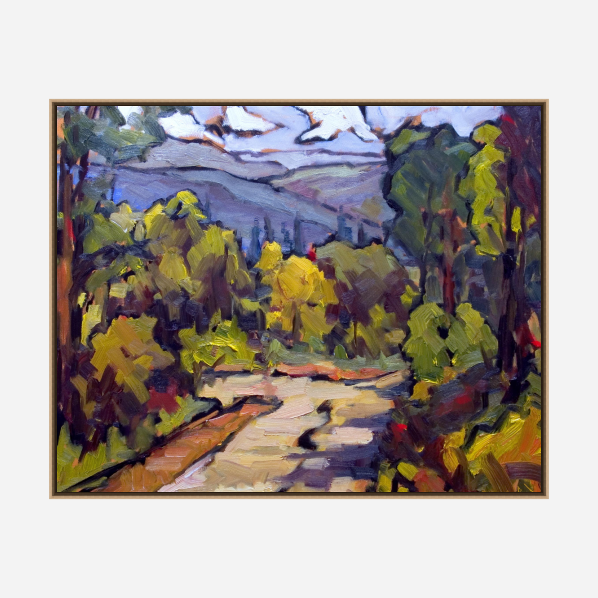 Tuscan Landscape Artist Enhanced Canvas Print