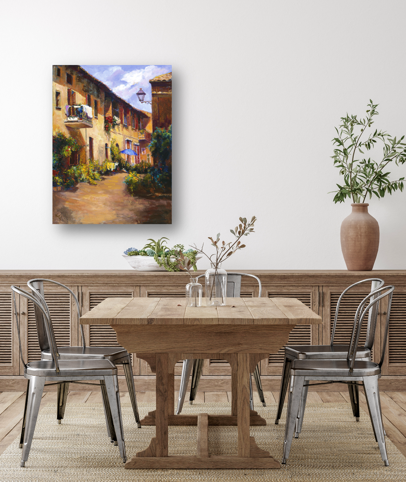 Tuscany Artist Enhanced Canvas Print