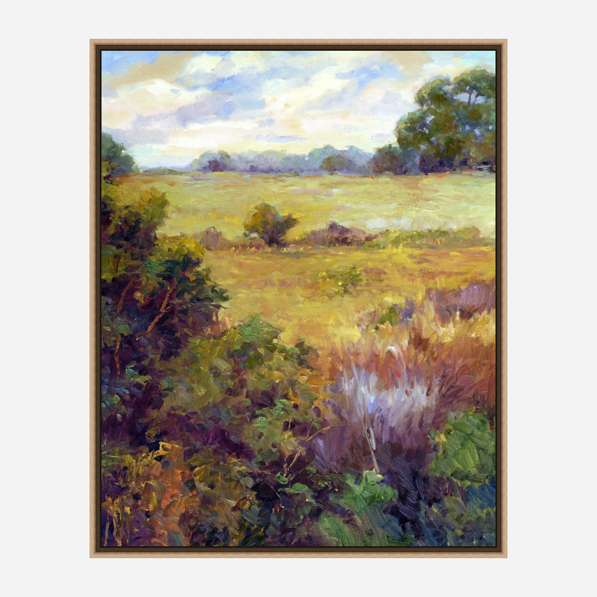 View of the Marsh Artist Enhanced Canvas Print