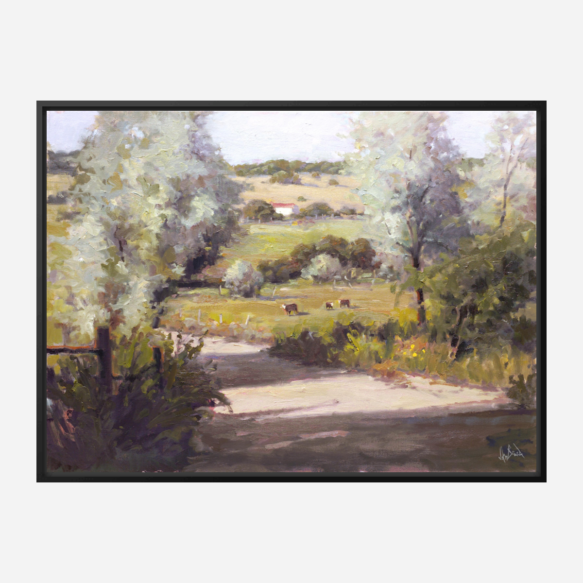 Willows Artist Enhanced Canvas Print