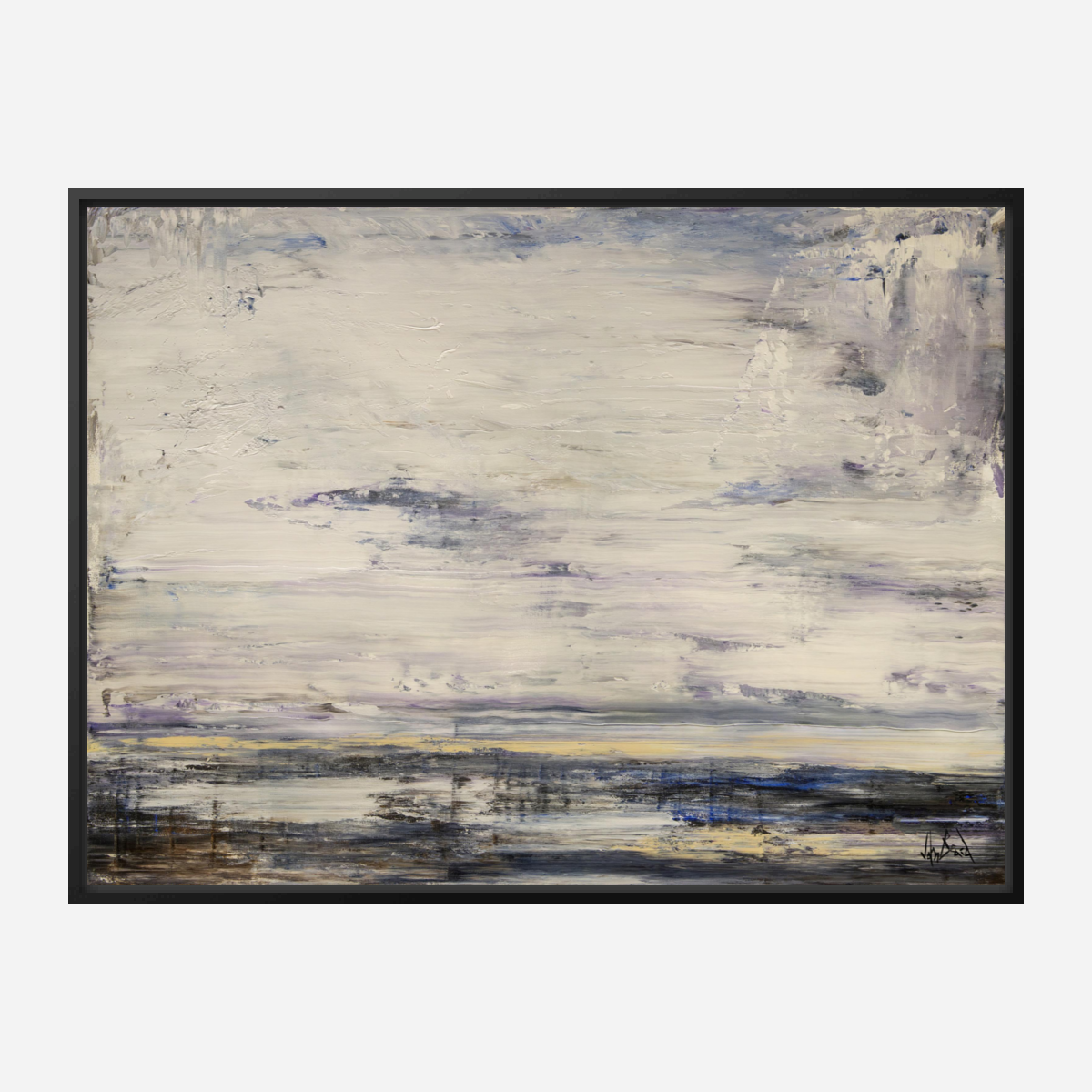 Windy Coast Artist Enhanced Canvas Print