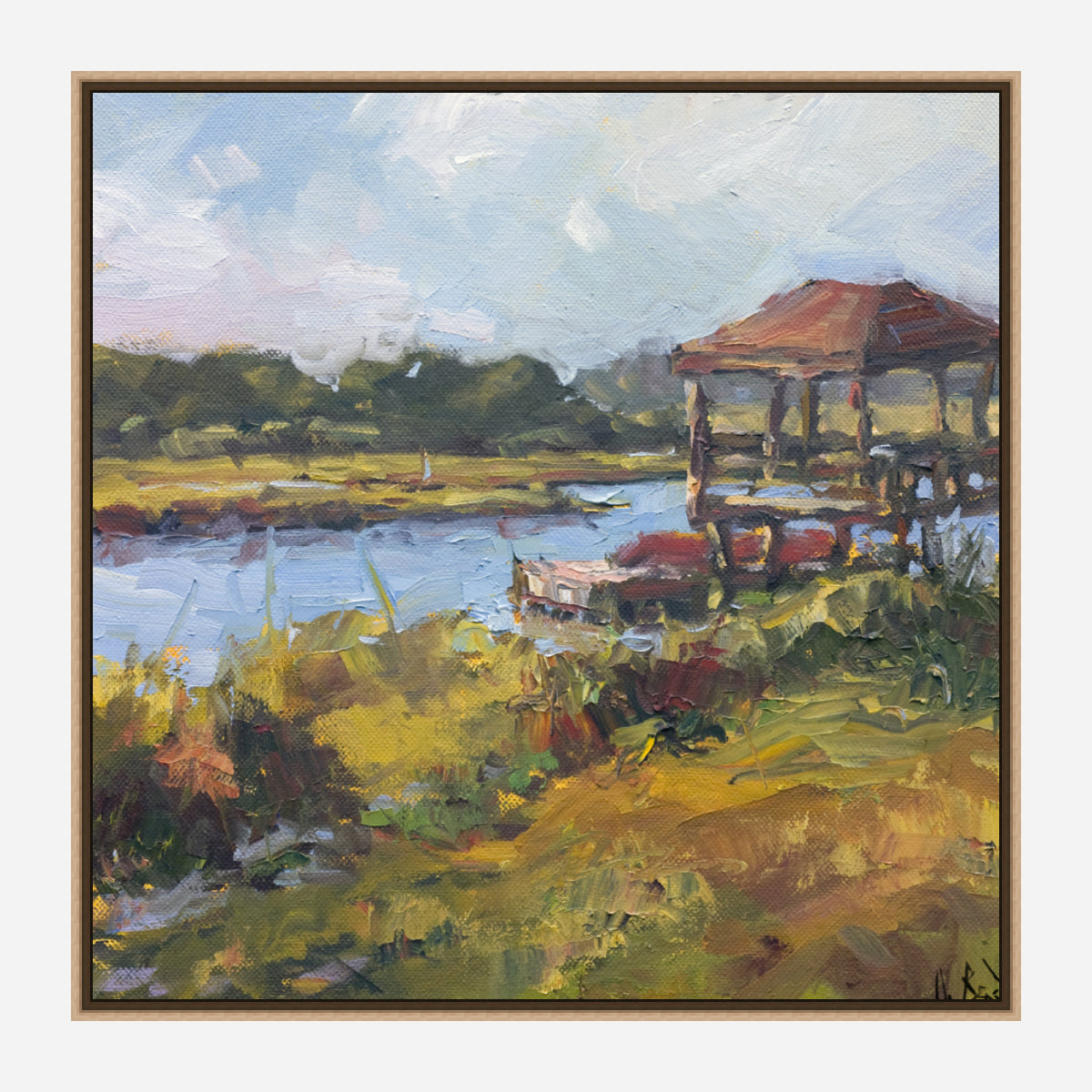 Wrightsville Artist Canvas Enhanced Print