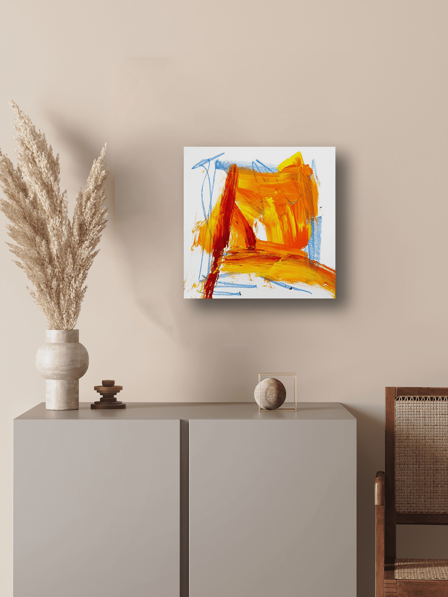 Amber Artist Enhanced Canvas Print