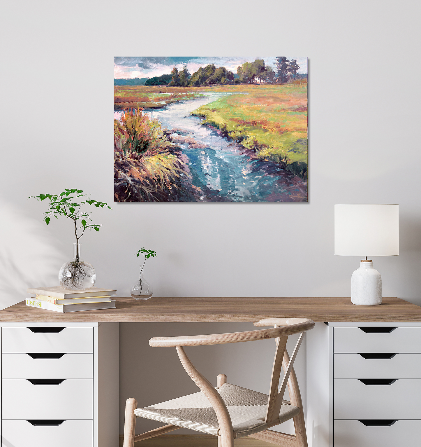 Coastal Color Artist Enhanced Canvas Print