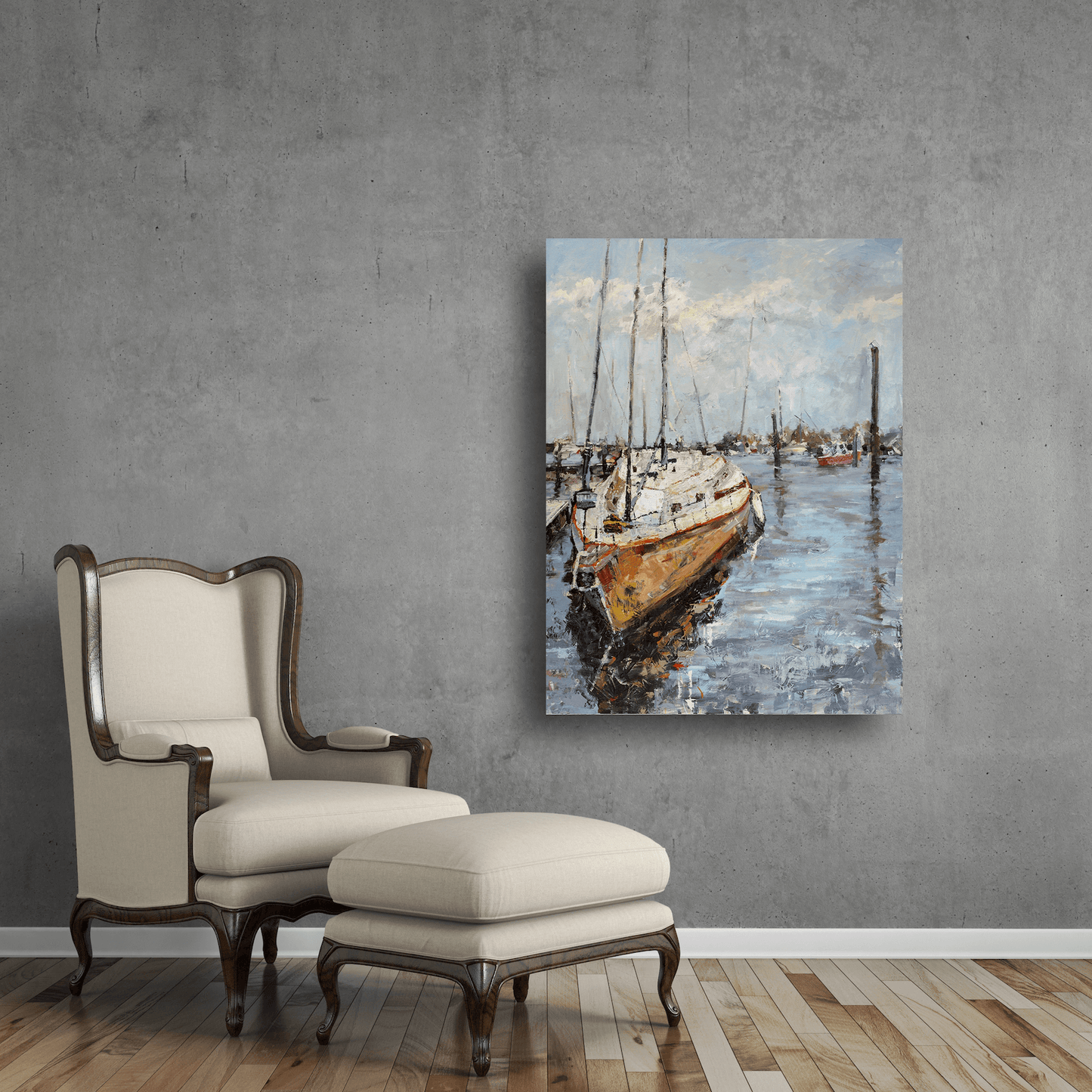 Let Go and Sail Artist Enhanced Canvas Print