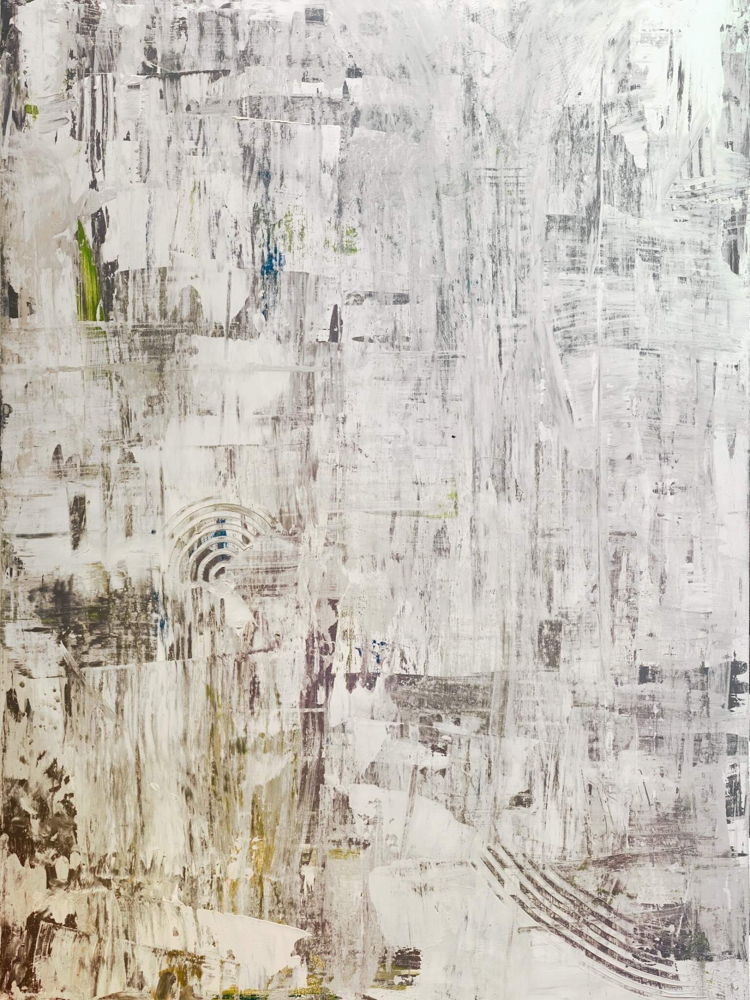 Abstract Art Taupe Grey Abstract John Beard Collection