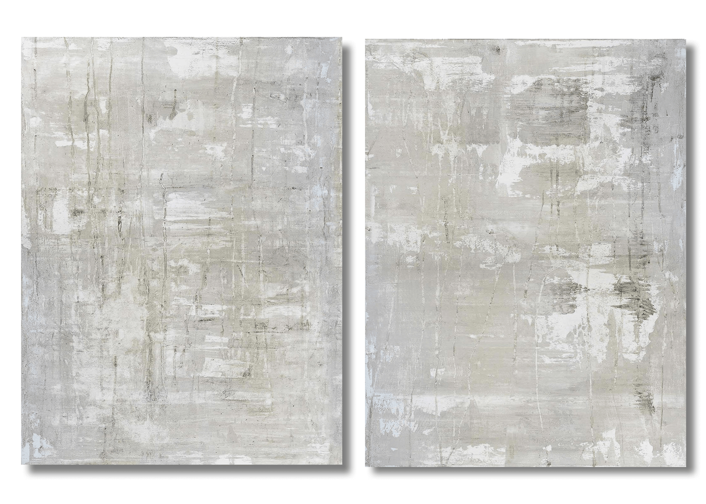 Abstract Art White on White Series Set John Beard Collection